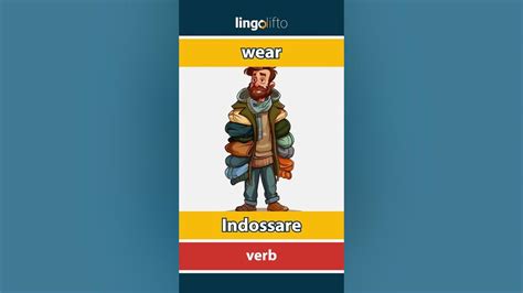 indossare in inglese|More.